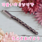 ＼女性の為の気分が上がるかみそり／u0040nikkenkamisori ニッケンかみそり株式会社様の 【おしゃれ可愛い顔用カミソリ】を使ってみました🎶お花やリボン柄が可愛くないですか😍❔&hellip;のInstagram画像