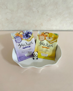 寒くなると外出が億劫になり引きこもりがちに銭湯♨️湯巡りもなかなか出来ていない今日この頃ですが。おふろ時間🛁の新しいお供を発見👀#うるんとぷん #入浴剤 #すみれブ&hellip;のInstagram画像