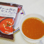 「オマール海老のビスク」カナダ産　オマール海老の濃厚スープブイヨンと香味野菜の深いコクフリーズドライ製法で豊かな風味を再現💛自宅で簡単に美味しい「オマール海老のビスク」が食べれる🦐フリー&hellip;のInstagram画像