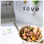 ⁎𑁍　　大豆(soy)と野菜(vegetable)のシリアルSOVE［ソブ］をお試しさせていただきました🌱　　☑︎2種類の大豆フレークと4色の野菜キューブ☑︎砂糖不使用&hellip;のInstagram画像