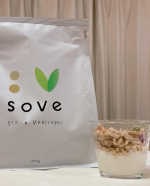 SOVE シリアル食べています🎶甘くないシリアルで大豆と野菜でできています✨手軽にタンパク質、食物繊維の摂取が可能です💕最近夫がアプリで栄養管理をしているのですがタンパク質は不足の日々&hellip;のInstagram画像