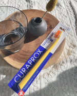 ⚮̈⚮̈⚮̈⁡スイス生まれの歯ブラシ「クラプロックス」試してみたよ⭐︎ ⁡私が試したのは、クラプロックス歯ブラシ　CS5460 ウルトラソフト ♡定価1本1,100円税込という、お高めの歯&hellip;のInstagram画像