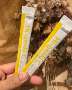 @genmaikoso_official ハイ・ゲンキCレモンとアセロラの植物由来のビタミンCの粉末タイプのサプリオリゴ糖も入っているので腸活にも良いなと✨水なしでサッと口の中で溶&hellip;のInstagram画像