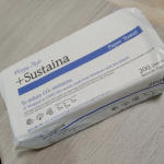 サステナブルなライフへ！.Happy Style　+Sustainaペーパータオルをお試しさせていただきました。.日本生まれの新素材LIMEXフィルムを外装に採用しており、ビニールとは&hellip;のInstagram画像