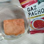 冷水で溶かすガスパチョ✨.冷水で溶かすだけで本格スペインレストランの味を堪能できる、フリーズドライ製法のガスパチョをお試しさせていただきました。.ただただお水に溶かすだけで飲めちゃ&hellip;のInstagram画像
