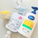 \ 冬のお風呂上がり事情 /⁡とにかく寒い！とにかく乾燥する！から今使っている愛用アイテムがこちら⁡⁡💐ネオナチュラル💐キュレル💐ヴァセリン⁡①お風呂の中で&hellip;のInstagram画像