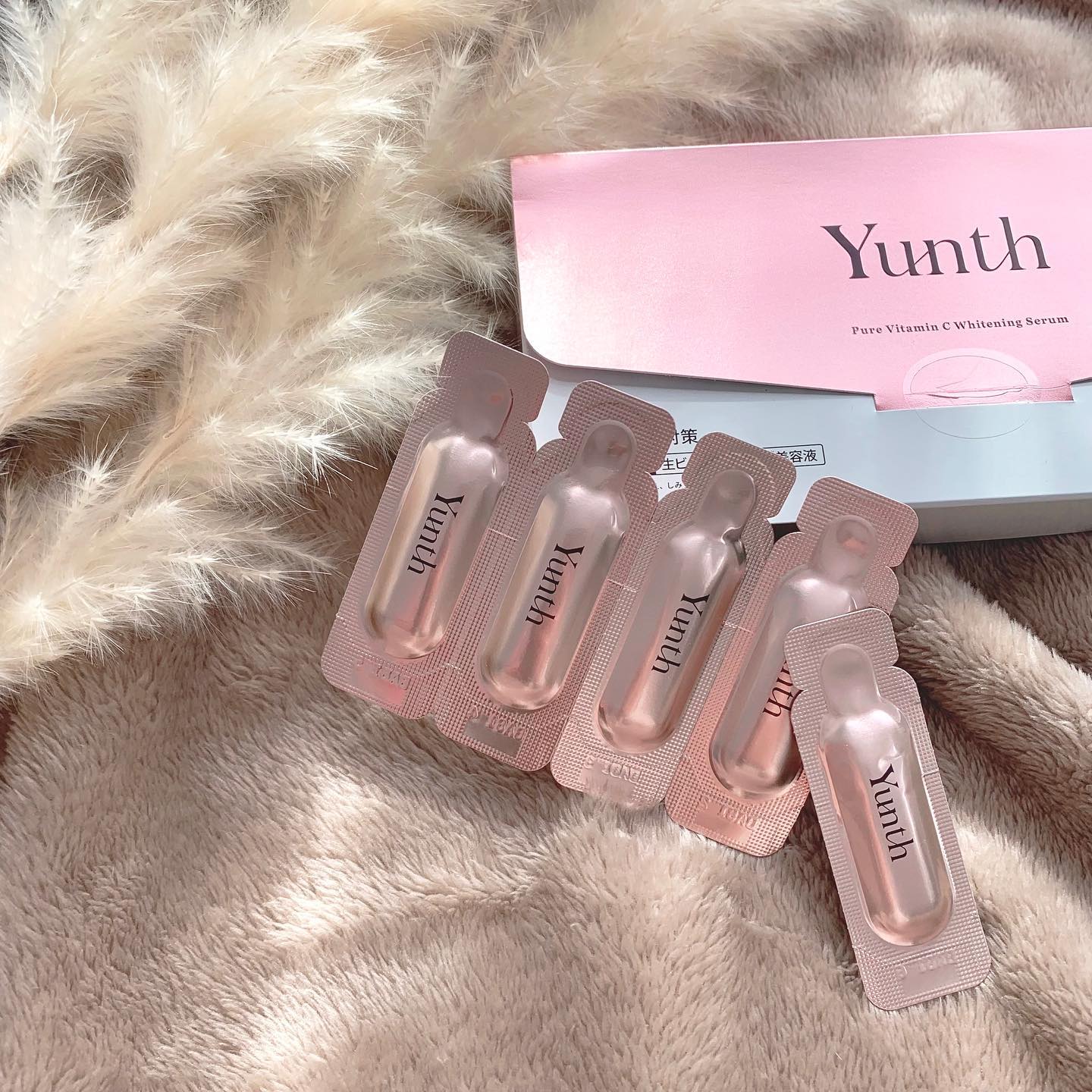 口コミ投稿：𓂃♡。@yunth.official 様の生ビタミンC美白美容液💐.。..発売当初から使わせて頂いてて…