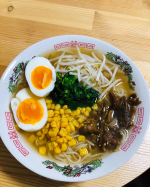 おうちラーメン美味しかったー🍜おなかいっぱいになったよ😋🙏✨#野菜をMOTTO #カレー #新発売 #monipla #monmarche_fanのInstagram画像