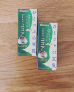 マルサンアイ ひとつ上の豆乳✨️国産プレミアム大豆『 るりさやか』が使用された豆乳飲料です😊ココア味でコクがあって美味しい❣️ 豆乳独特の青臭さが無くて飲みやすかったです🥰お子様にもオススメで&hellip;のInstagram画像