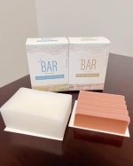 マックス石鹸　the BAR愛用中の固形のシャンプー🧼とお久しぶりの固形のコンディショナー🧼今回はモニター品なんだけど、一昨年からめっちゃリピートしてるシャンプーです🫶シャンプーが特にお気&hellip;のInstagram画像
