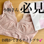 .✔︎my favorite小胸さんに特化したナイトブラの新色エアリーピーチを試してみました！内側のパットもしっかりした作りになっててちゃんと谷間ができた😳✨この裏の滑り止めになってて&hellip;のInstagram画像
