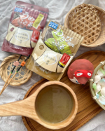 わさびがツーン。興味津々で飲んでみた「わさび風味こんぶ茶」粉入れすぎた？結構ツーンときます。そのツーンとが好きなので美味しくいただきました。u0040gyokuroen 玉露園さ&hellip;のInstagram画像