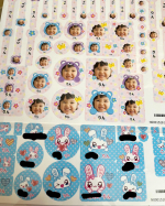 みんなのシールお試しさせて頂きました😍入園前にシール用意できて良かったー！可愛いシールがたくさん出来ました♡#名前シール #みんなのお名前シール #入学準備 #入園準備 #入園グッズ #お名前&hellip;のInstagram画像