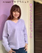 ✰⋆｡:ﾟ･*☽:ﾟ･⋆｡✰⋆｡:ﾟ･*☽:ﾟ･⋆着回し力抜群✨！！裾ラウンドVネックニット。nissenのプチプラニットをご紹介致します☺️♡商品番号：CIH0421E0011u0040&hellip;のInstagram画像