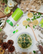 【残りカレーを美味しく健康的にアレンジ🍛🌿】⁡⁡⁡⁡青汁は飲んで摂取するものだと思ってたけど&hellip;⁡⁡最近は料理やスイーツに⁡⁡アレンジするのがわが家のブーム🏡⁡⁡⁡⁡子どもと旦那&hellip;のInstagram画像