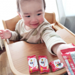 PR☆glico様のみんなの笑顔でオリジナルビスコを作ろう！【スマイルビスコ】昔からみんなに愛されているお菓子ビスコ💕子どもたちの写真でオリジナルビスコ作りました😆結婚式の&hellip;のInstagram画像