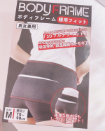 BODY FRAME 腰用フィット最近毎日運転してるせいで腰がすーっごく痛くて💦こちらの商品を使ってみたんだけど少し楽になった〜🥹💕💕キツすぎないので苦しくないし程よい締め付け感でしっかり&hellip;のInstagram画像