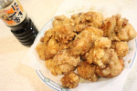 ホシサンのにたき一番を使用してみました😀使う前にペロっと味見！甘い😍美味しい！危うく飲むところでした😂今回は#唐揚げ にしようしてみました😄ただ漬け込むだけの放置プレー😄いつもと味付けが違うだけでおう&hellip;のInstagram画像