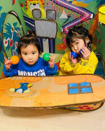 🥎⋯⋯⋯♪♬♩🌼✿🧩　　　toysrus_jp 様u0040babiesrus_jp 様　　People㈱　🎨頭と体の知育ボールジャングル🏆モニターさせていただきました♡♡ありが&hellip;のInstagram画像