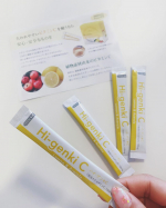 .玄米酵素ハイゲンキC🌸.アセロラとレモン、植物素材由来のビタミンC✨1包にビタミンCが約100mgとたっぷり🍋！味は最初酸っぱい😂！と感じましたが、2袋目は甘酸っぱい🌸オリゴ糖のやさ&hellip;のInstagram画像