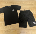 ⁡⁡新作夏服着てみたよ😊⚽️パパが見てアンブロやん！えいともサッカー習うか？って😂😂😂〜元サッカー部キャプテン現在骨折中〜有名なブランドみたい😄⁡⁡⁡こちらのお洋服は上下しまむらで発&hellip;のInstagram画像