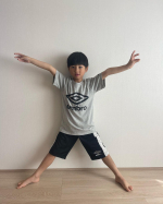 u0040maimai_2386 ふみぼーちゃんに#アーツクローズ さんからカッコいい夏服をいただきました🥰✨umbroの新作夏物子ども服💁&zwj;♀️しまむらでも販売しとるらしい！..&hellip;のInstagram画像