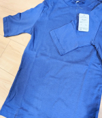 ⋆┈┈┈┈┈┈┈┈┈┈┈┈┈┈┈⋆⁡⁡⁡⁡今の⁡トレンドの⁡プチハイネックを体験👉🏻💗 ̖́-⁡／⁡⁡⁡ニッセン⁡⁡⁡ＵＶカット綿１００％フライス素材プチハイネック５分袖Ｔシャツ⁡＼⁡⁡&hellip;のInstagram画像