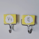 ⁡u0040minnano_seal 様のモニター企画で作成したシール、マグネットに貼ってみました！⁡⁡⁡⁡マグネットシートとかに貼っても良さそうだなぁ( *&acute;꒳`*)♡‪⁡⁡⁡⁡1シート500&hellip;のInstagram画像