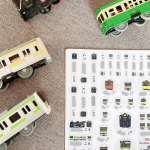 .4月に入り子供達のさまざまな物に名前をつけまくってます🌸息子が使っているのは【みんなのお名前シール】アプリで簡単に作ることができます💡息子が電車が大好きなので自分でイラストを見&hellip;のInstagram画像