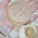 株式会社ユゼさんの「秋田美人　透明石けん」を使ってみました♪少し黄みかかった硬めの石けんです。泡立ちがよく、手持ちの泡立てネットで簡単にふわふわモコモコの泡ができました。キメ細かく弾力のある柔&hellip;のInstagram画像