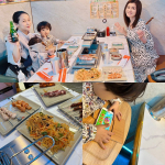 Chinese fashionable skewers🇨🇳Various kinds of skewers(^_-)mantou is delicious(*&acute;ー｀*)新生活始まってあかりんと&hellip;のInstagram画像