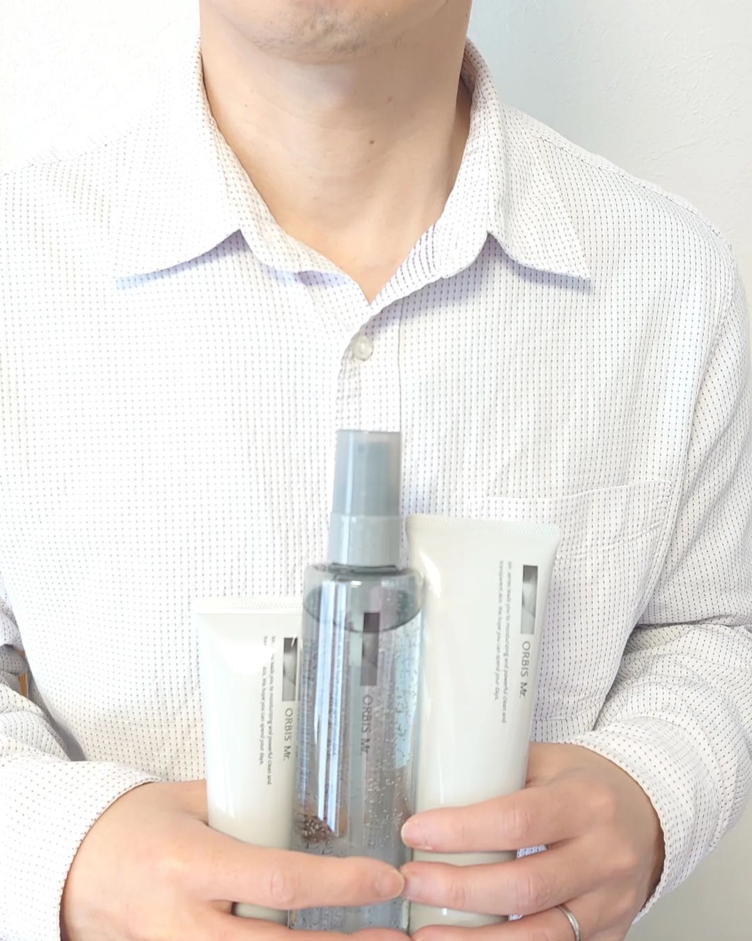 口コミ投稿：40歳を目前に、美容に目覚めた旦那さん😂オルビスさんのメンズスキンケア『オルビスミ…