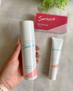 ♡大人ニキビに簡単3STEPスキンケア✨️⁡スキンピールバーの宝石💎みたいな石鹸で有名な「Sunsorit サンソリット」ドクターと共同開発してるスキンケアブランドだよ👩&zwj;⚕️🤍⁡私も &hellip;のInstagram画像