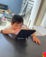 できるかなもじかずちえ学研の幼児ワークアプリ4歳のを♡紙だとなかなか定期的に出してとか難しく終わると捨てる？どーしようと悩んでしまうしかさばる🙄🤔🙄その点アプリだとかさばる心配もない、1度&hellip;のInstagram画像