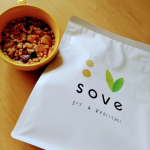pukumami41・・☆SOVE シリアル☆・「SOVEシリアル」は、カラダづくりに欠かせない植物性たんぱく質と食物繊維がとれる大豆と野菜のシリアルです。・-------------&hellip;のInstagram画像