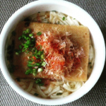 momijitoajisainoniwa12昼食に日清さんのどん兵衛・きつねうどんです。今回は『マルトモさんのかつおぶし』を入れて頂きました。かつお節を２ｇ（１/２袋）を入れ、さらに、薬味の&hellip;のInstagram画像