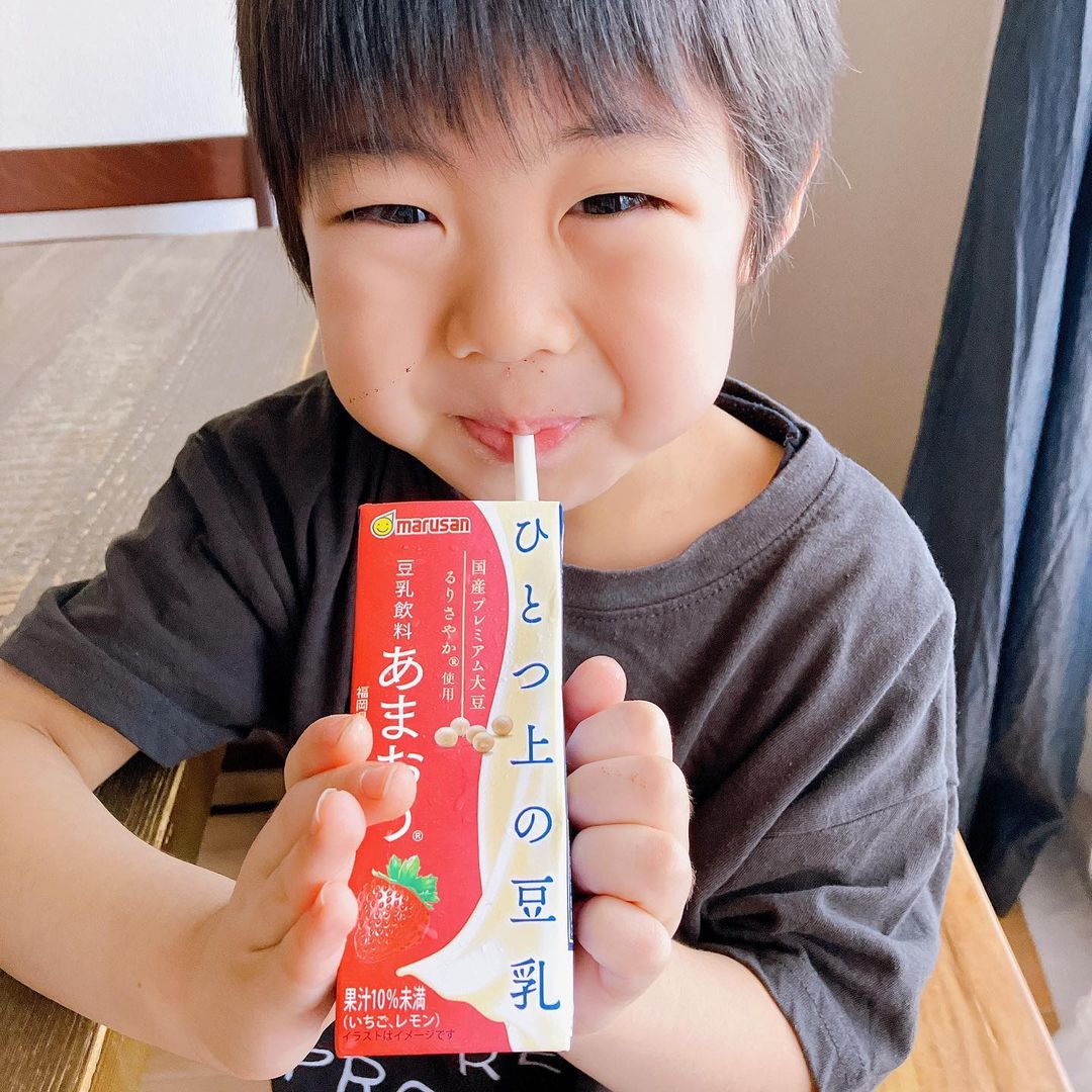 口コミ投稿：ぼくのお気に入り豆乳🧃👦🏻マルサンアイ ひとつ上の豆乳🫘夫が豆乳好きなこともあり冷蔵…