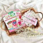 スクスクのっぽくん【 こどもフルーツ青汁 赤の恵み 】.モニプラ様のモニターをさせていただいております🤍.こどもフルーツ青汁！青汁飲ませるの初めてでした！.なになに&hellip;🧐&hellip;のInstagram画像