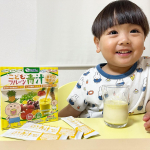 ☺︎🍍🍎🍌🍇🍋🍑🥭u0040sukusukunoppokun 様こどもフルーツ青汁  黄色の恵み💛基本的に何でも食べるひなただけど体調不良が重なって好きなものばっかり食べてたから偏食&hellip;のInstagram画像