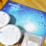 炭酸パックプルリ届きました✨綺麗なブルーがパッと目に入る入れ物で届きました✨肌のハリやツヤを与えてキメを整えてくれるのが嬉しい☺️炭酸パックというけどシュワシュワ感はそんなに感じないので苦&hellip;のInstagram画像