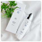 こんばんは🌛 マスクによる擦れやムレで敏感になることが増えてしまった私のお肌💦 そんな時に使い始めたのが&hellip;米肌の『肌潤美白化粧水』🎀  美白有効成分がシミを未然に防いでうるおいで透&hellip;のInstagram画像