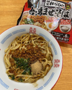 キンレイの冷凍食品の麺屋はなび監修の『台湾まぜそば』を試してみました。辛い物好きな人、はなび好きな人におすすめしたい！追い飯して、最後まで楽しみました。#キンレイ #キンレイのある食卓 #冷凍&hellip;のInstagram画像