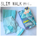 🕊🍀スリムウォーク 美脚ロング Wパワークール1,958円（税込）使ってみました🐰💚氷🧊が描かれた箱やスリムウォークの色もライトブルーで涼しそうな印象を受けるパッケージです😊&hellip;のInstagram画像