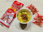 カップ麺にかつお節で『追いだし』👀💡初めての試みでした🐟🐟味はどうなんだろう...と思いましたがとても合う！！！相性抜群でした🐟✨✨✨たった一手間、かつお節をかけるだけで味に深みが出ま&hellip;のInstagram画像