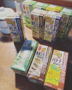 senxizi9871・マルサン様のカロリー50%OFFシリーズをお試しさせて頂きました♪・抹茶バナナ紅茶調整豆乳コーヒー・私的に一番好きなのは紅茶ーー甘さが感じら&hellip;のInstagram画像