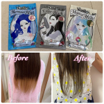 - - - - - - - - -▷◁.｡髪染めたい・だけど髪の毛も切りたいと姫なるり🤣いつでも切っても大丈夫なように裾だけブリーチしてるんだけど今回@ishizawalab さんからご縁が&hellip;のInstagram画像