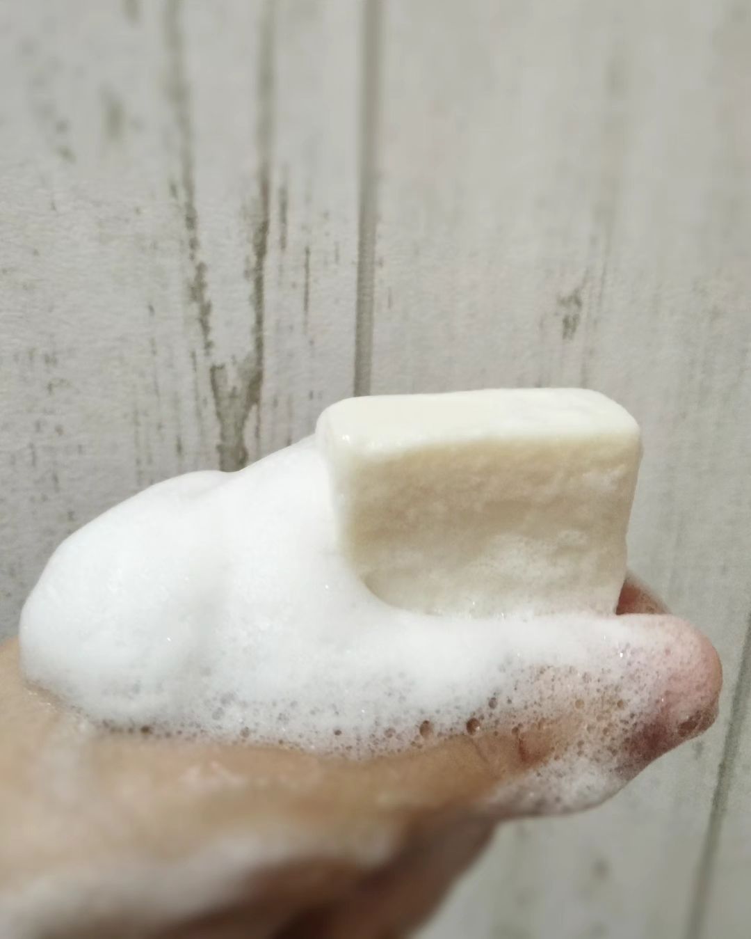 口コミ投稿：オリーブオイル１００％で納得無添加な‥『岡田石けんミニ２０ｇ（泡立てネット付）』…