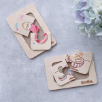 🎼.&bull;*&uml;*&bull;.&cedil;&cedil;🎶月齢に見合った教材が毎月届く『ベビパEdu!』9ヶ月向けの教材で1ヶ月受講してみました🎼.&bull;*&uml;*&bull;.&cedil;&cedil;🎶2種類各2ピースパズルに興味津々で、自分で手に取ったりして遊&hellip;のInstagram画像