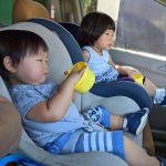 akemimi25ベビーパークの英語を車の中で見せています。クイズが大好きな2人が特に気に入っているのはフラッシュカード！次々に単語が出てくるので、次はなんだろう？とワクワクしているよう&hellip;のInstagram画像