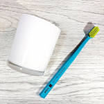 いつも使ってる歯ブラシよりも毛がギュギュッと多め！軽い力でツルツル〜。🪥 クラプロックスCS5460スイス生まれの天使の歯ブラシだってଘ(੭ˊᵕˋ)੭自社開発の繊維を使っていて、3ヶ月も&hellip;のInstagram画像